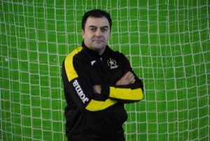 Moncho Vázquez entrenador del Stellae – StPetroni FS,  analiza el Play Off ante el O Parrulo FS