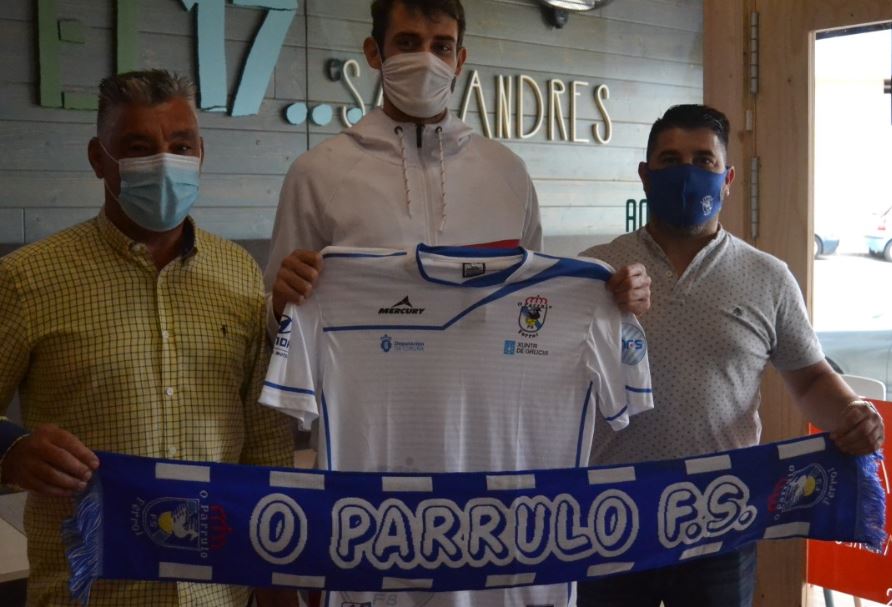 Spindola el nuevo portero de O Parrulo cumple los requisitos del ADN del club