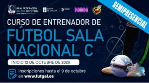 Abierto el plazo de inscripción para el curso semipresencial – Nacional C de Fútbol Sala ( Monitor de Fútbol Sala )