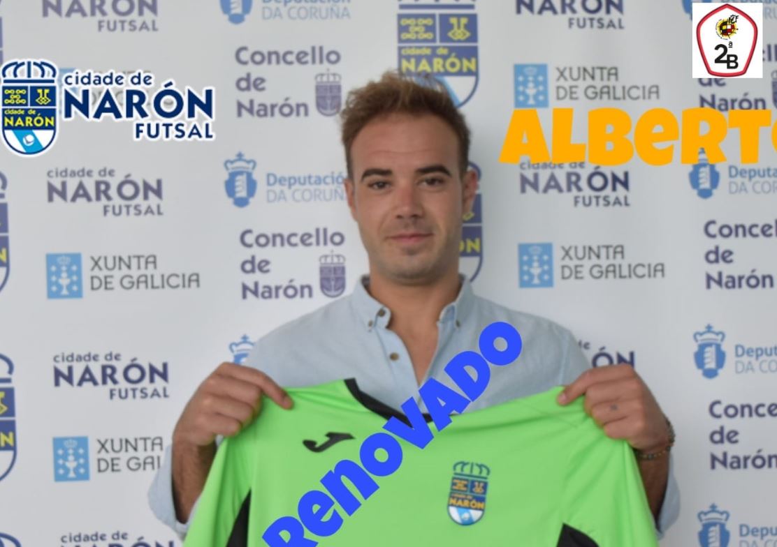 Alberto Niceto cumple su cuarta temporada en el  Cidade de Narón