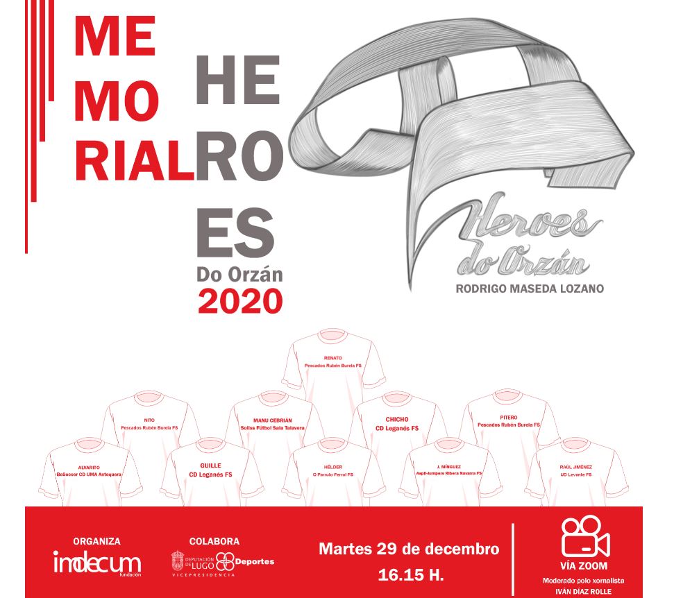 Renato, Nito,Pitero y Helder entre otros, participarán en el seminario web  Memorial Héroes del Orzán 2020