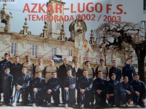 División de Honor con el Azkar Lugo FS temporada 2002 – 2003