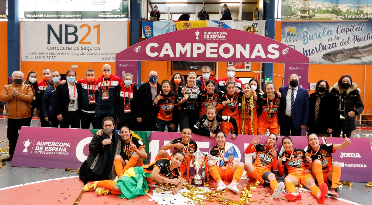 Futsalplanet Awards 2020 reconoce al Burela Pescados Rubén como mejor club femenino de Futsal del Mundo