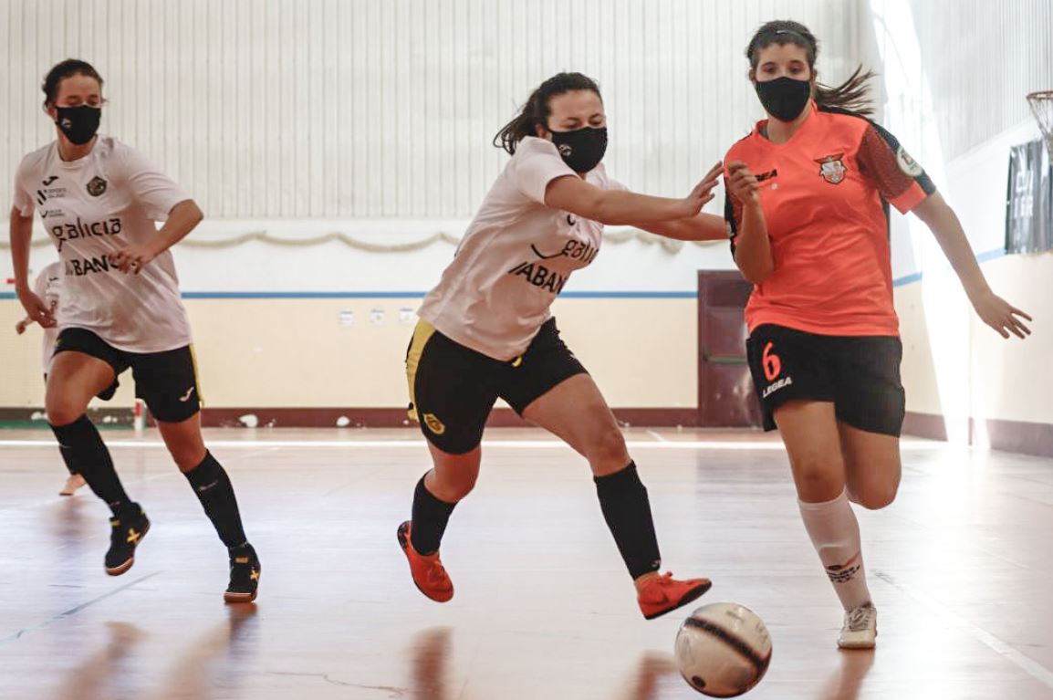 Las cadetes del Viaxes Amarelle FSF ceden tres puntos ante el Fisober (2-3)