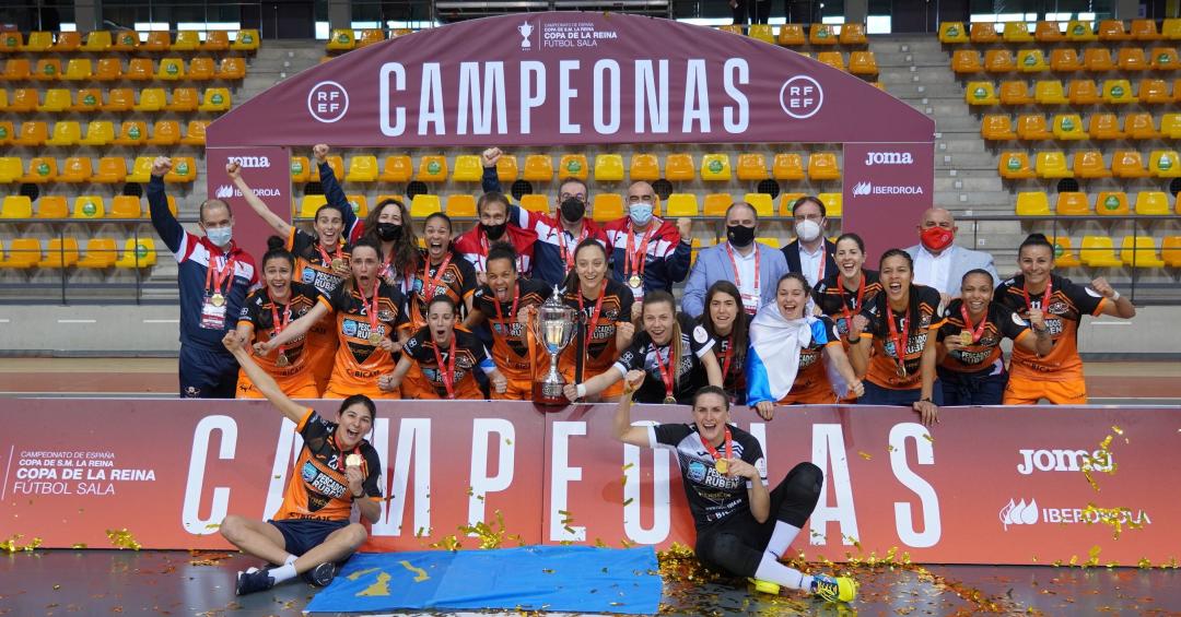 Burela Pescados Rubén consigue  un nuevo titulo para el Fútbol Sala femenino gallego