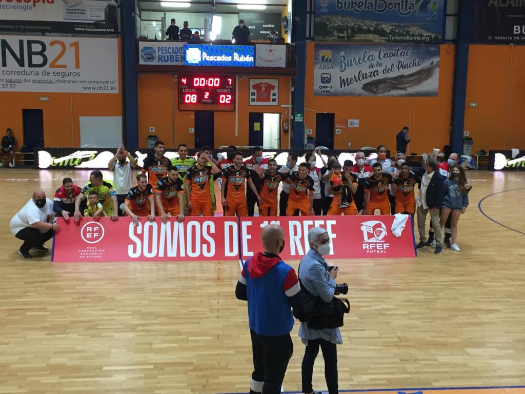 El Burela Pescados Rubén seguirá un año mas en la élite del Fútbol Sala española