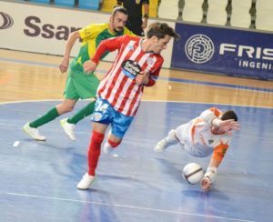 CD Lugo Sala sigue líder después de vencer al Fútbol Sala Pontedeume en el Municipal de Lugo
