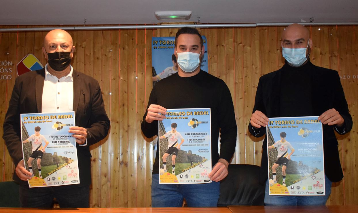 Presentado el IV Torneo de Navidad de Fútbol Sala de Base en la ciudad de Lugo