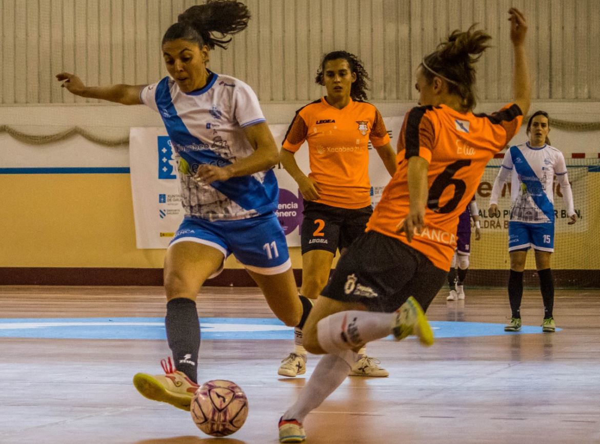 Derbi Gallego por todo lo alto entre Marin Futsal y Viaxes Amarelle