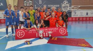 El Viaxes Amarelle FSF infantil femenino se proclama Campeón de España al vencer en la final al LBTL Futsal Alcantarilla